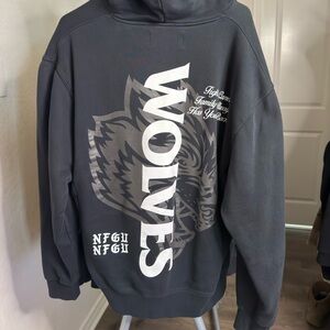 Large (L) - Darc Sport Hoodie Black/White Wolf Fight Cancer NFGU (#150/1000)